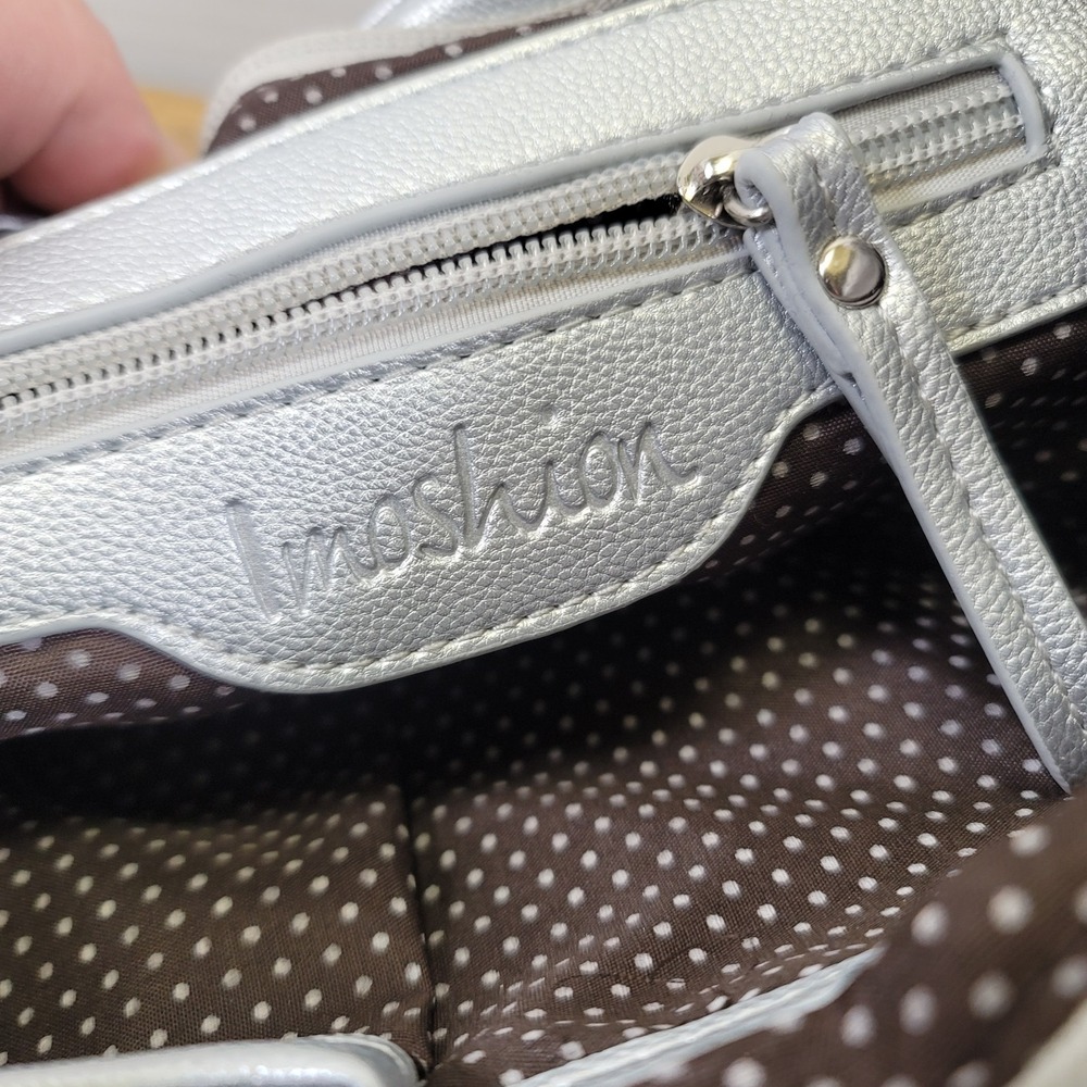 Imoshion Bling Silver Rhinestone & Studded Shoulder purse/handbag NWOT - Picture 7 of 10